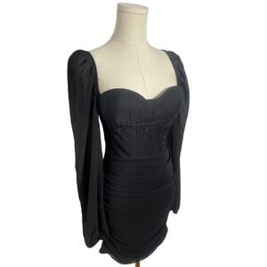 Sexy black fitted dress SMALL